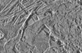 Eisschicht auf dem Jupitermond Europa, aufgenommen durch die Sonde Galilei