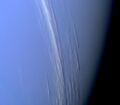 Wolken auf dem Neptun, aufgenommen von der Sonde Voyager 2