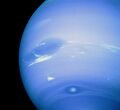 Hurrikan auf dem Neptun, aufgenommen von der Sonde Voyager 2